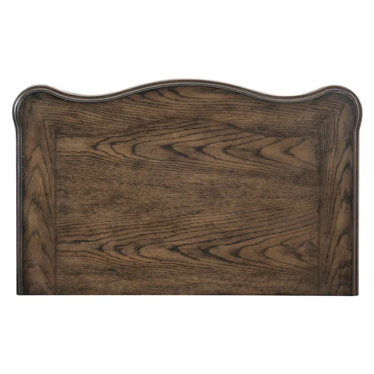 Nightstand of 3 Drawers Brown Oak Finish 1pc