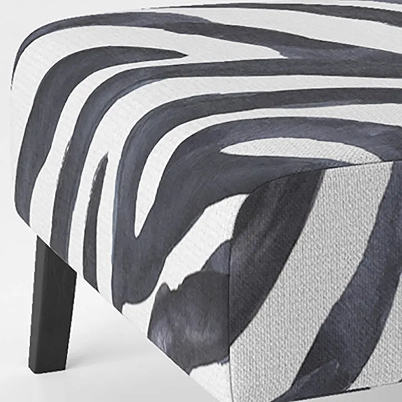 Designart Zebra Striped Upholstered Cabin & Lodge Accent Chair and Arm Chair