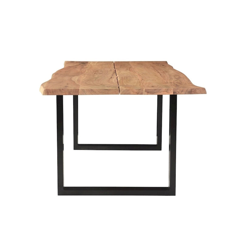 Athea Butterfly light acacia live Edge Dining Table - 96