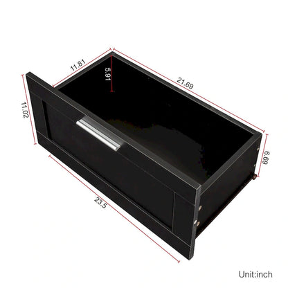 70.87 TV Stand with 3 Storage Spaces & 3 Drawers