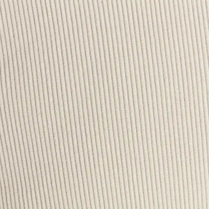 Corduroy Rocker Recliner with Footrest and PU Leather Leg