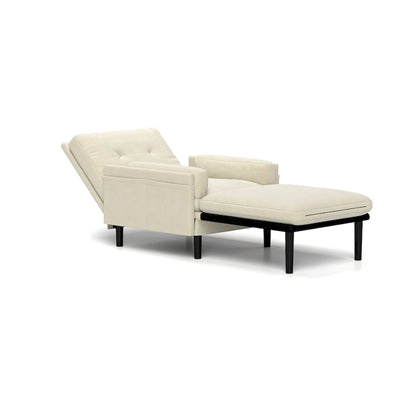 Ivory 30.32 Multi-Functional Corduroy Single Sofa, Convertible Lounge Chair, Bed