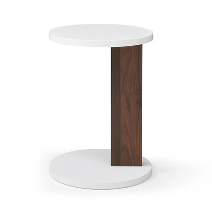 2 Set Coffee table,Rotating Table with 2 Drawers,High wood 2-Tier Center Table with Storage,Square Table with Swivel Tabletop