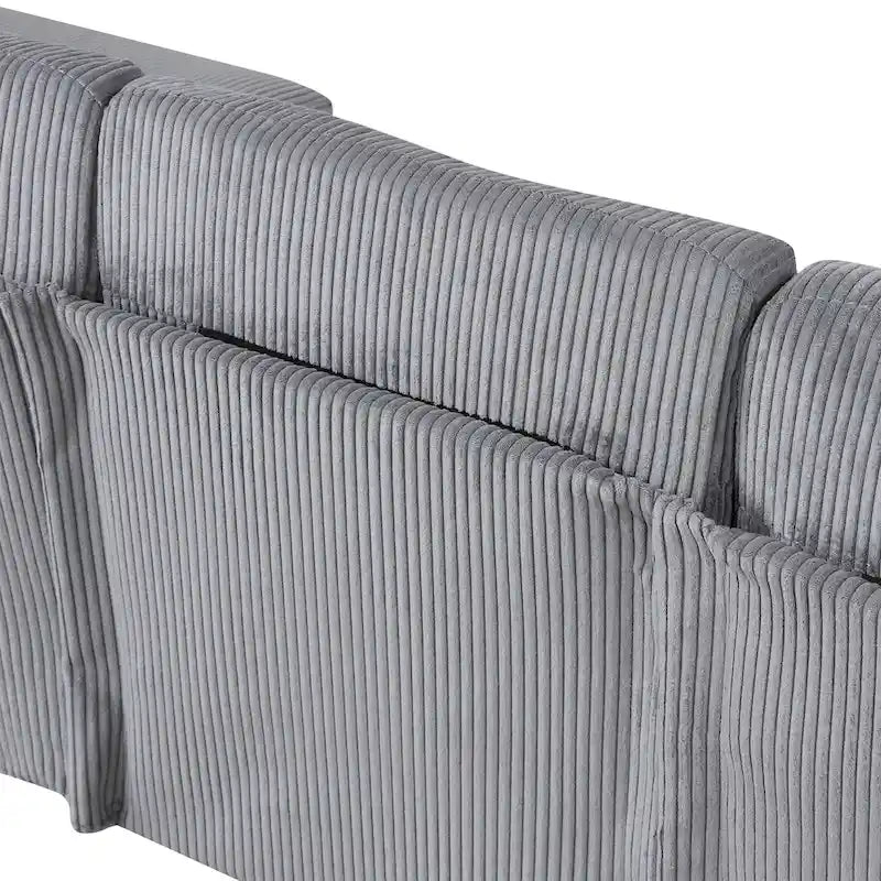 U-shaped Sponge-filled Cushion Combination Sofa