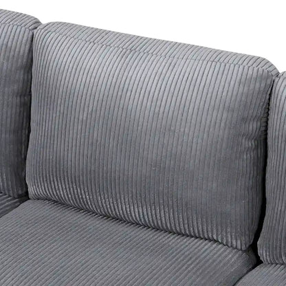 U-shaped Sponge-filled Cushion Combination Sofa