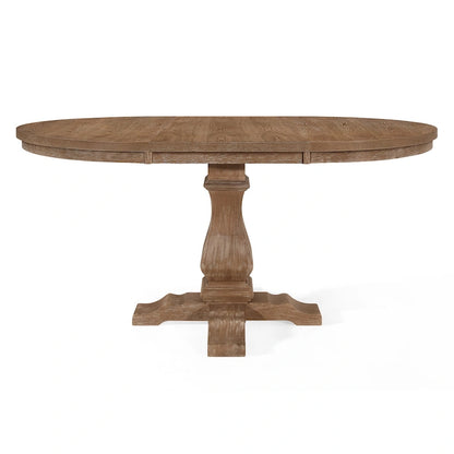 Fescue Fabric and Rubberwood 5 Piece Dining Set by Christopher Knight Home