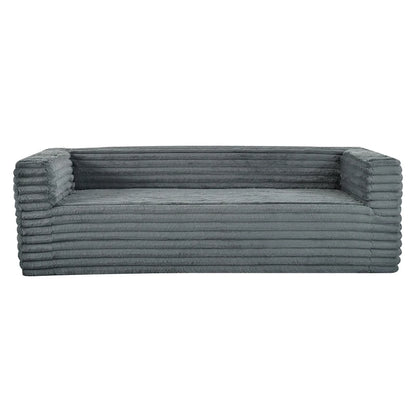 Christopher Knight Home - Jonathan Luxuriously Soft Modern 3-Seat Corduroy Sofa