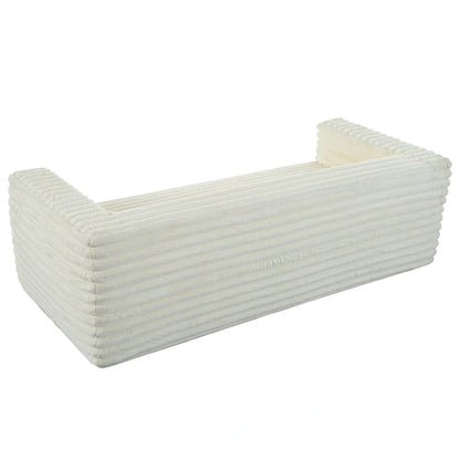 Christopher Knight Home - Jonathan Luxuriously Soft Modern 3-Seat Corduroy Sofa