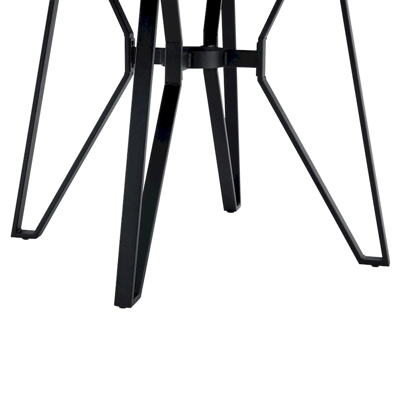 Christopher Knight Home Round Dining Table with Metal Base - 46.85 W x 46.85 D x 30 H