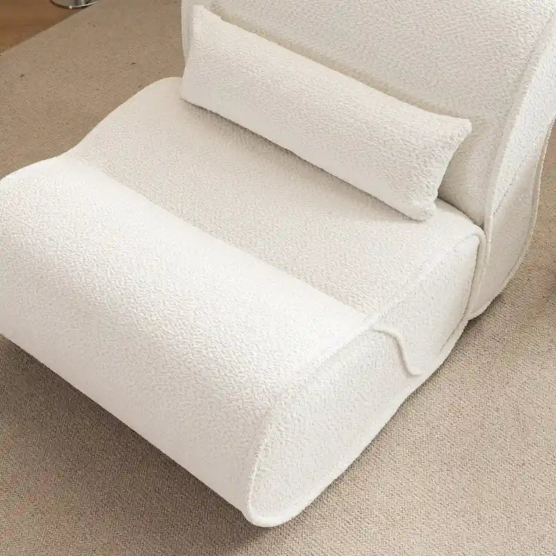 GDFStudio - Amelia Timeless Fabric Recliner with Ergonomic Design and Matching Pillows