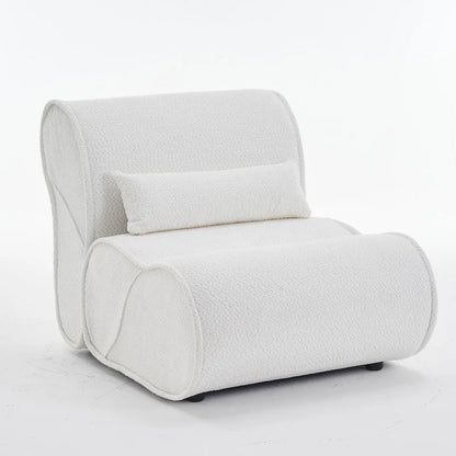 GDFStudio - Amelia Timeless Fabric Recliner with Ergonomic Design and Matching Pillows