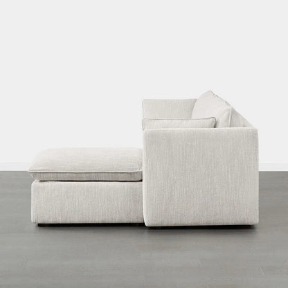 Cypress L-shape Sectional Couches Modular Sofa with Ottoman