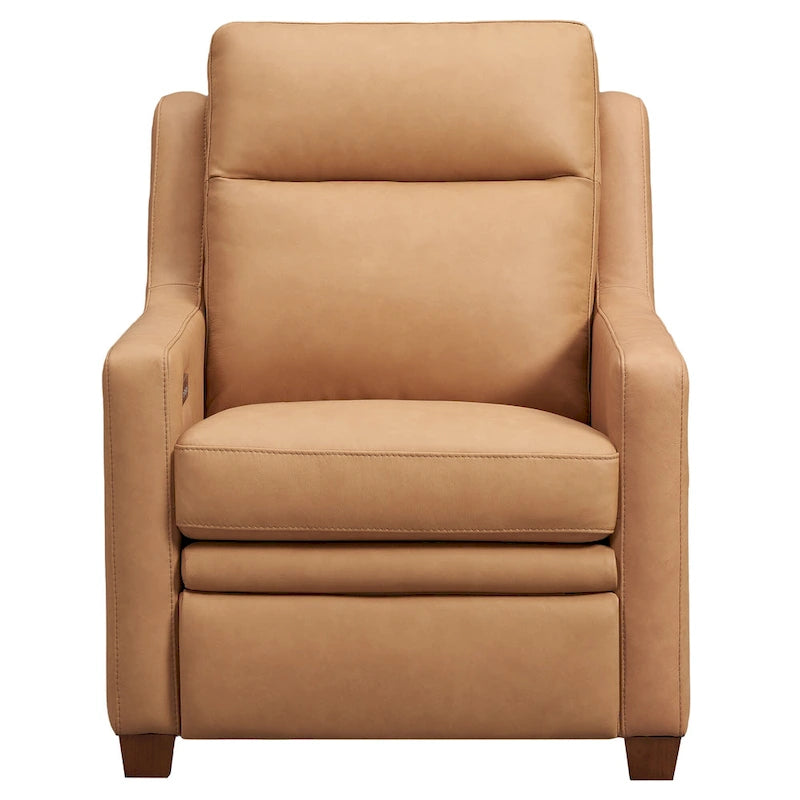 Genuine Leather Recliner Sofa 33 Triple-Motor Power Zero-Wall Reclining Couch with USB&USB-C Port