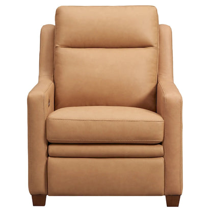Genuine Leather Recliner Sofa 33 Triple-Motor Power Zero-Wall Reclining Couch with USB&USB-C Port