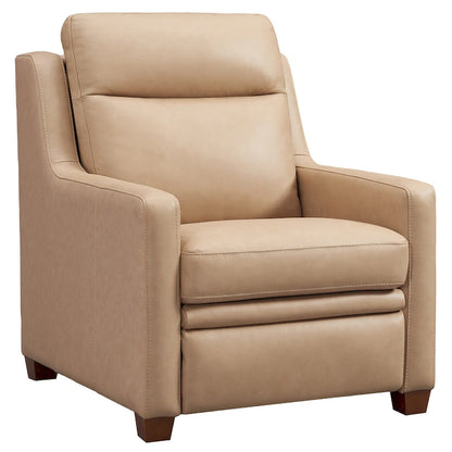 Genuine Leather Recliner Sofa 33 Triple-Motor Power Zero-Wall Reclining Couch with USB&USB-C Port