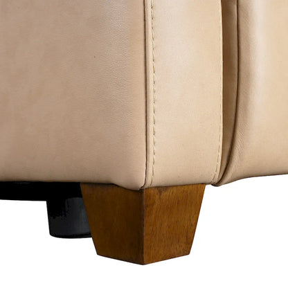 Genuine Leather Recliner Sofa 33 Triple-Motor Power Zero-Wall Reclining Couch with USB&USB-C Port