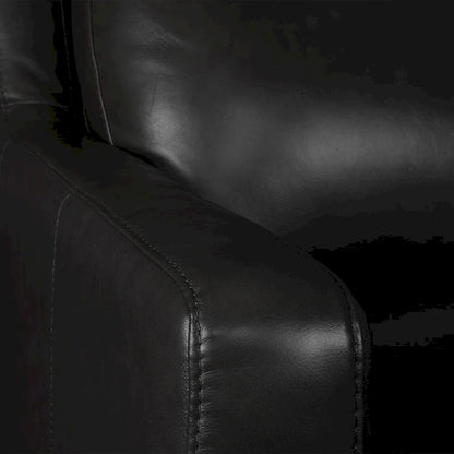 Genuine Leather Recliner Sofa 33 Triple-Motor Power Zero-Wall Reclining Couch with USB&USB-C Port