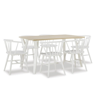 Kitchen Dining Table and Chair Sets Wooden Dining Table and Chair Sets with Windsor Chairs for Kitchen Dining Room
