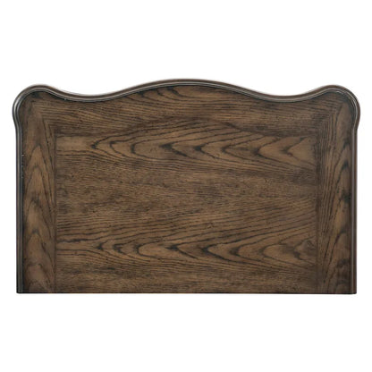 Nightstand of 3 Drawers Brown Oak Finish 1pc