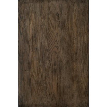 Nightstand of 3 Drawers Brown Oak Finish 1pc