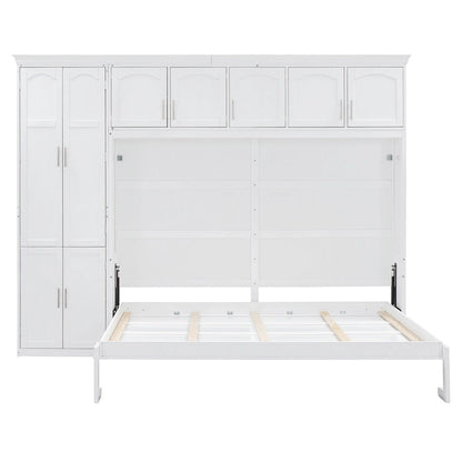 Queen Smart Murphy Bed with Wardrobe & Storage, Customizable System