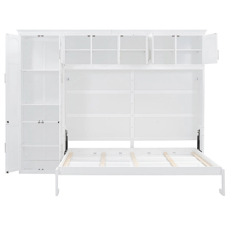 Queen Smart Murphy Bed with Wardrobe & Storage, Customizable System