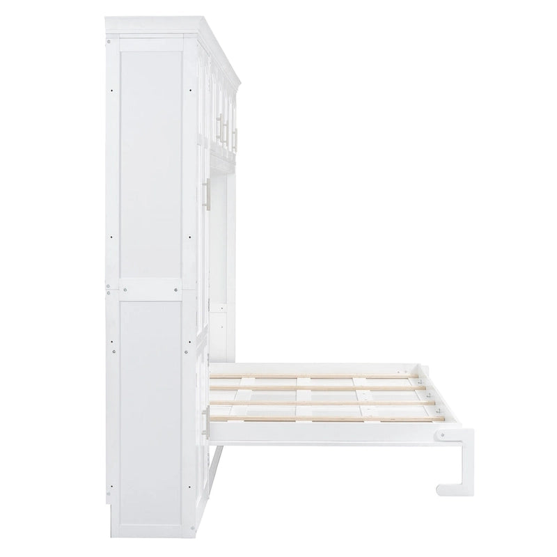 Queen Smart Murphy Bed with Wardrobe & Storage, Customizable System