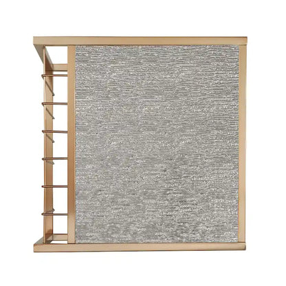 Astor Champagne Gold Finish Textured Mirror Top Nesting Coffee Table by iNSPIRE Q Bold