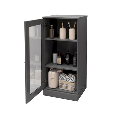 100% Solid Wood 16.5 Bathroom Cabinet with Optional Doors by Palace Imports