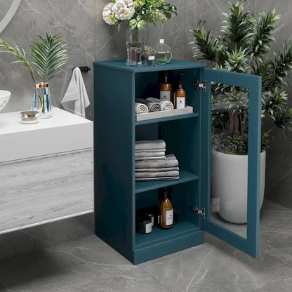 100% Solid Wood 16.5 Bathroom Cabinet with Optional Doors by Palace Imports