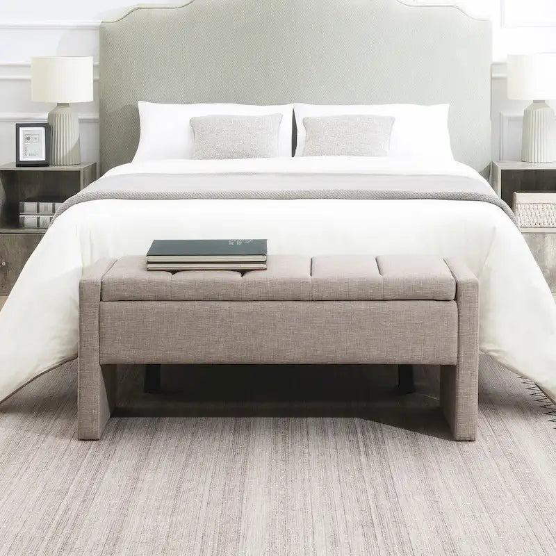 GDFStudio- Alice Foam Bed End Bench with Storage