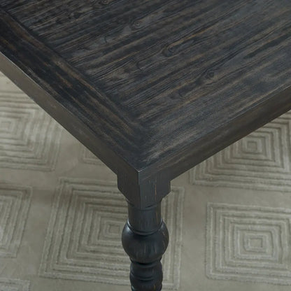 Classic Style Dining Set with Rectangular Table and Button Tufted Upholstered Chairs