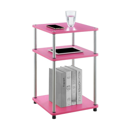 Convenience Concepts Designs2Go No Tools 3 Tier End Table