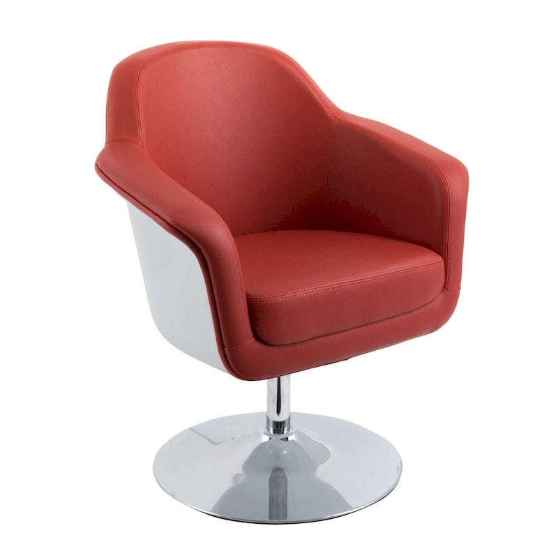 CorLiving Modern Bonded Leather Accent Chair