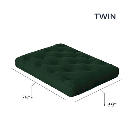 Loosh Home 10 Gel Memory Foam Twin Size Futon Mattress