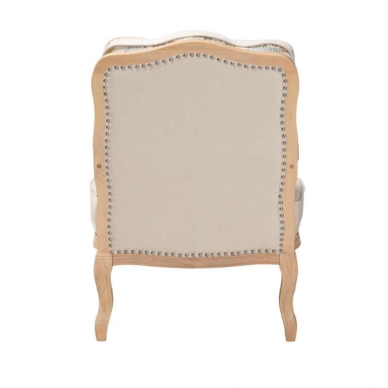 Andre Traditional Wood Accent Chair