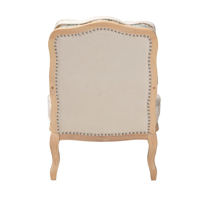 Andre Traditional Wood Accent Chair