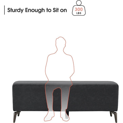 MCombo Waiting Room Chairs for Entryway and Store, Faux Leather W704