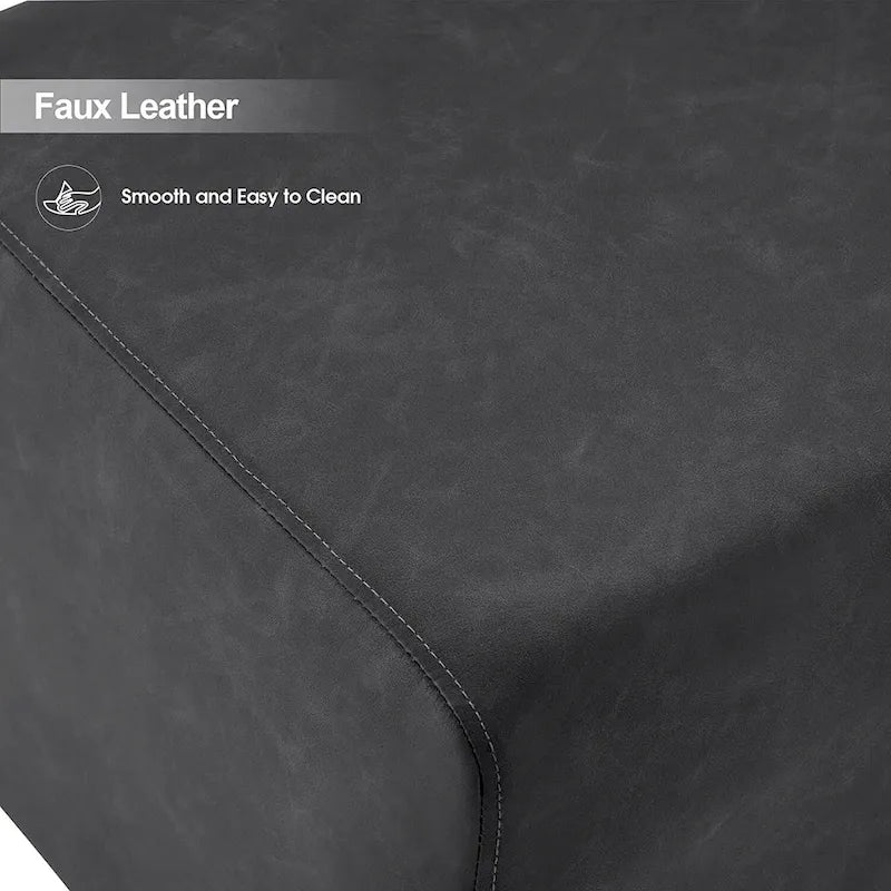 MCombo Waiting Room Chairs for Entryway and Store, Faux Leather W704