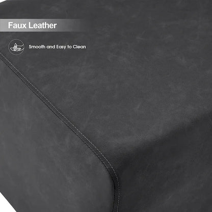 MCombo Waiting Room Chairs for Entryway and Store, Faux Leather W704