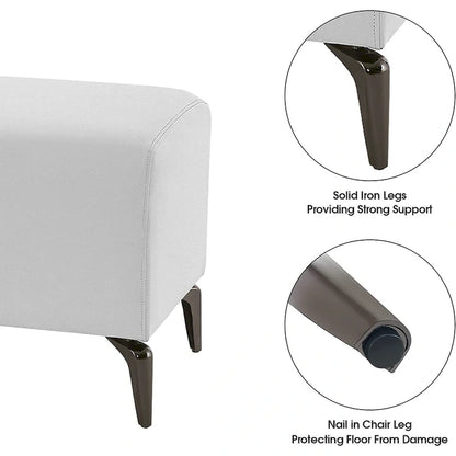 MCombo Waiting Room Chairs for Entryway and Store, Faux Leather W704