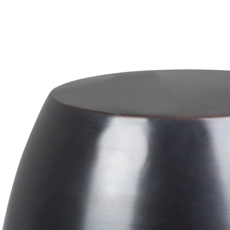 WYNDENHALL Cristy Industrial 16 inch Wide Metal Accent Side Table, Fully Assembled - 16 W x 16 D x 19.5 H