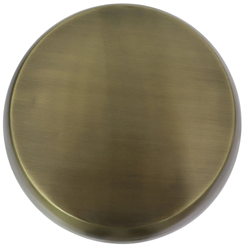 WYNDENHALL Cristy Industrial 16 inch Wide Metal Accent Side Table, Fully Assembled - 16 W x 16 D x 19.5 H