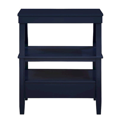 3-Tier Storage Coffee Table Rectangle Nightstand with a Drawer End Table with Pull Out Drink Tray Side Table for Living Room