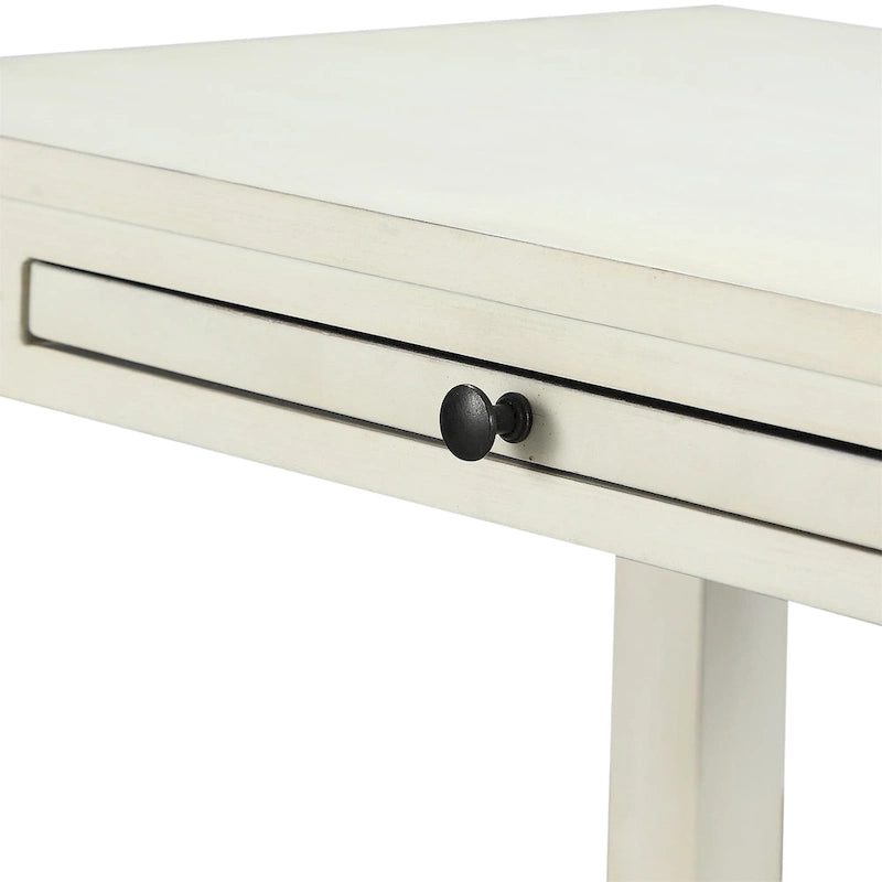 3-Tier Storage Coffee Table Rectangle Nightstand with a Drawer End Table with Pull Out Drink Tray Side Table for Living Room