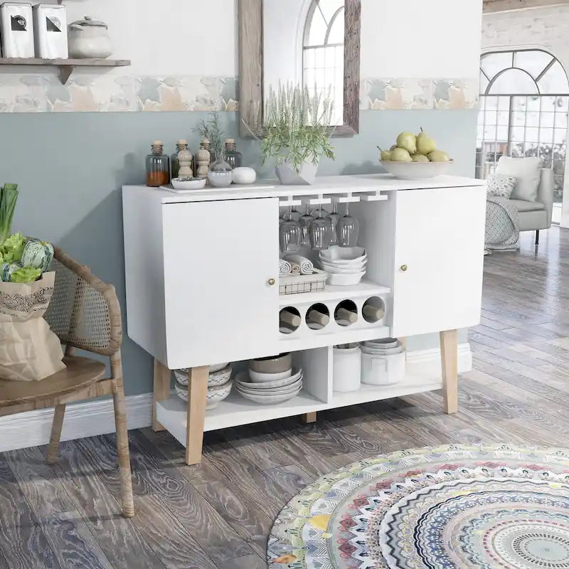 Carson Carrington Ingrirud Modern 4-bottle Buffet Server