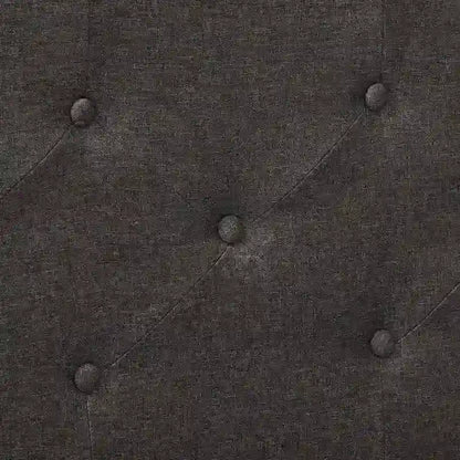 Nova Ridge Upholstered Button-Tufted Bed Frame, Full