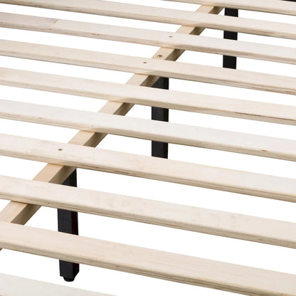 Nova Ridge Upholstered Button-Tufted Bed Frame, Full