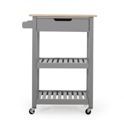 Dade Kitchen Cart with Wheels by Christopher Knight Home