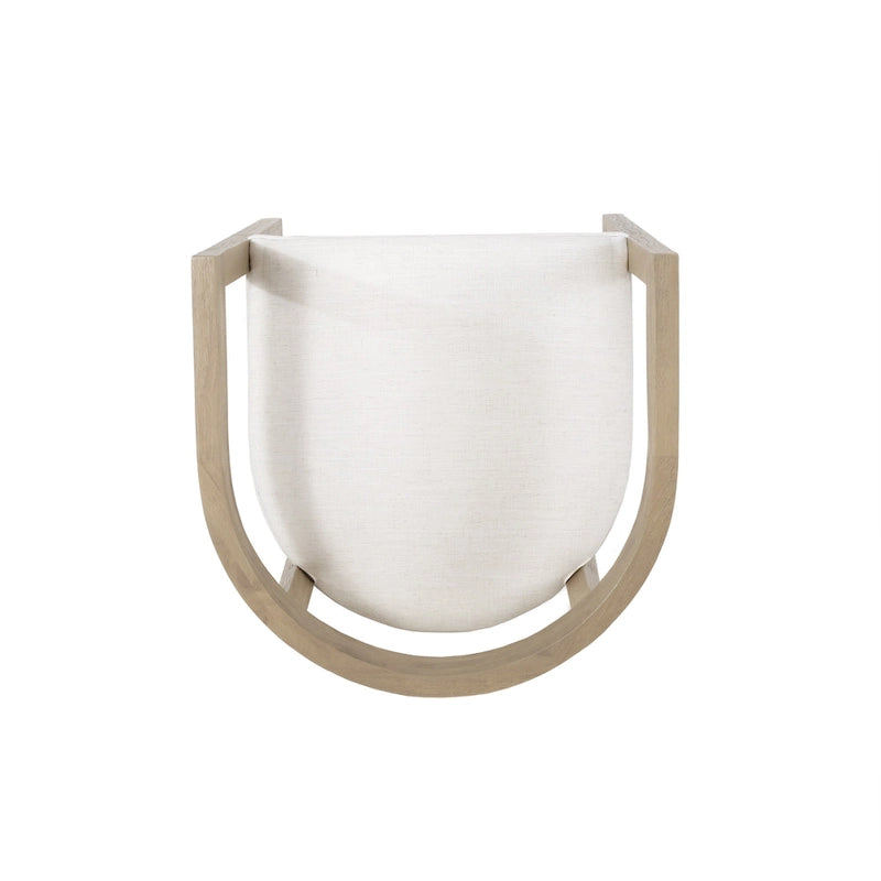 Ladieu Fabric and Wood Tub Dining Chairs Set of 2by Christopher Knight Home